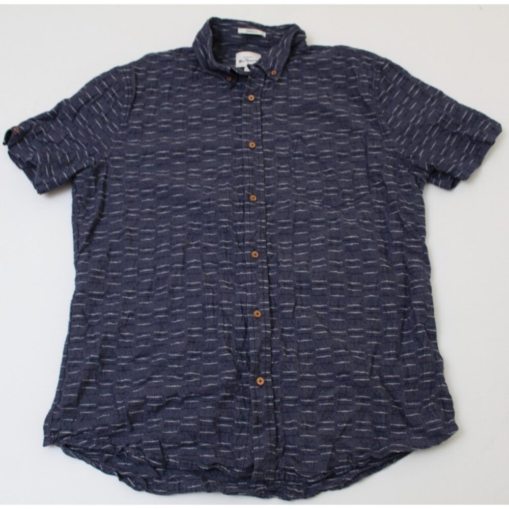 Ben Sherman Stretch Men's Button Down Shirt Size L
